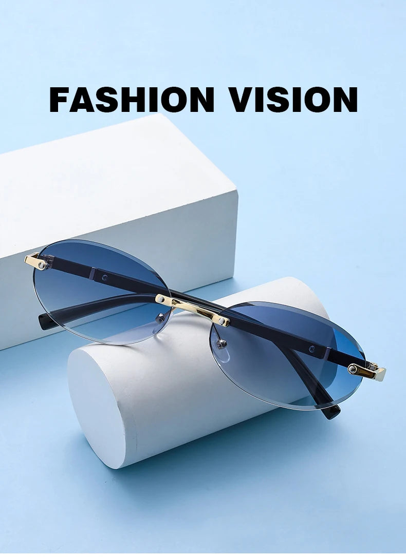 SO & EI rétro ovale femmes lunettes de soleil