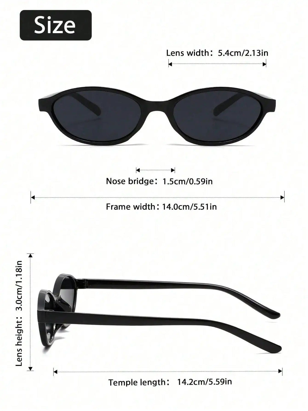Lot de 9 lunettes à monture complète géométriques multicolores