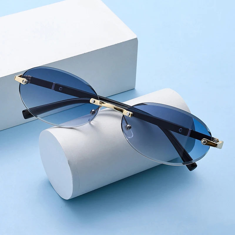 SO & EI rétro ovale femmes lunettes de soleil