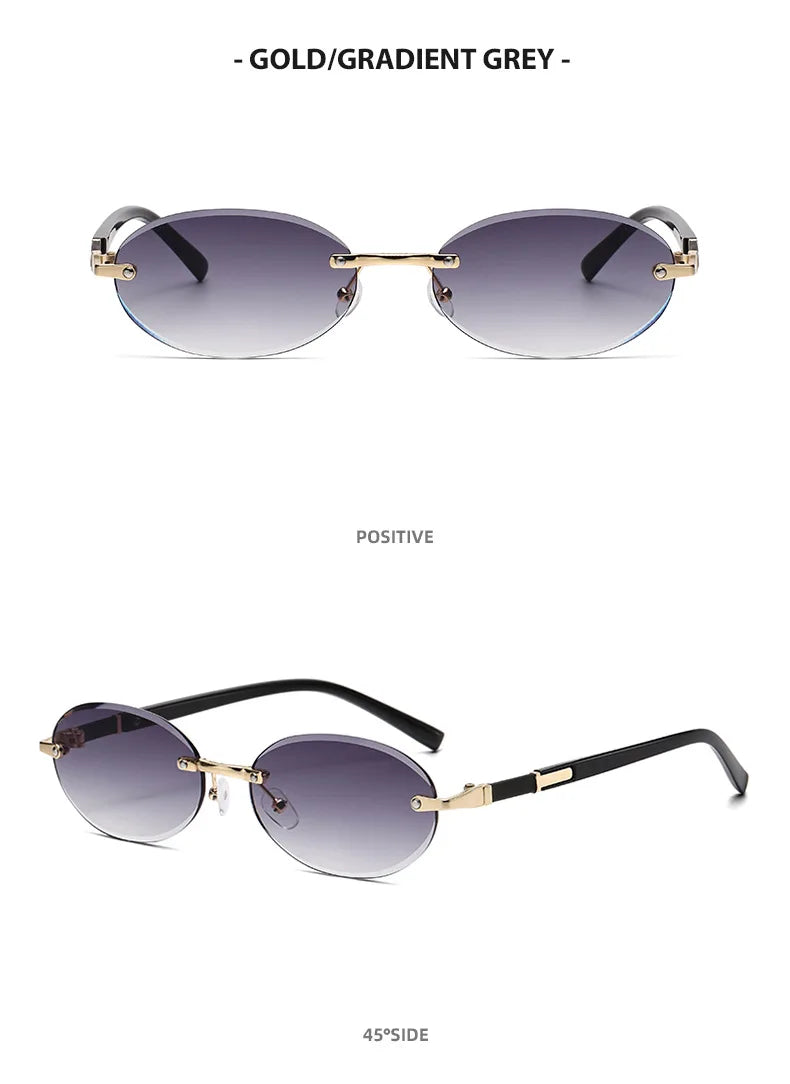 SO & EI rétro ovale femmes lunettes de soleil