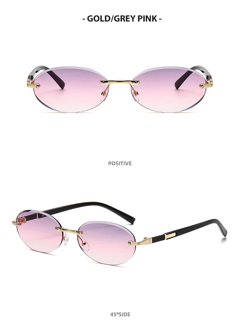 SO & EI rétro ovale femmes lunettes de soleil