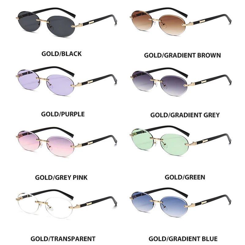 SO & EI rétro ovale femmes lunettes de soleil