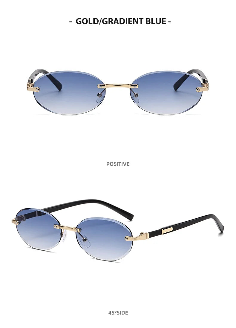 SO & EI rétro ovale femmes lunettes de soleil