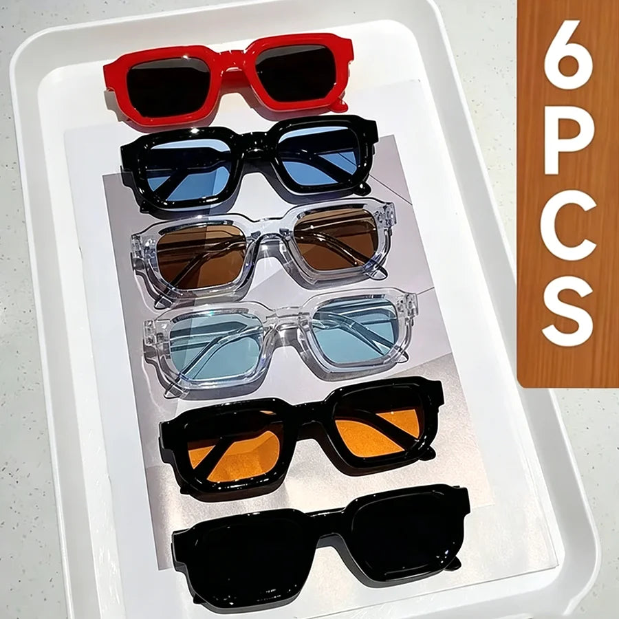 Lot de 6 Lunettes de Soleil Vintage