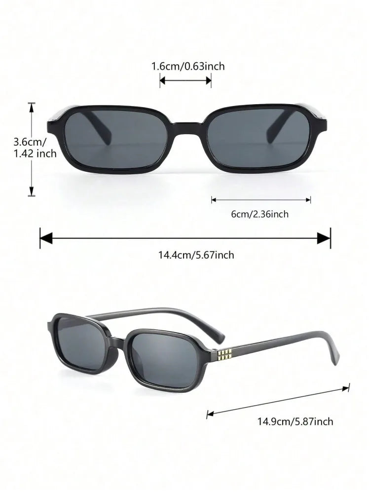 Lot de 9 lunettes à monture complète géométriques multicolores