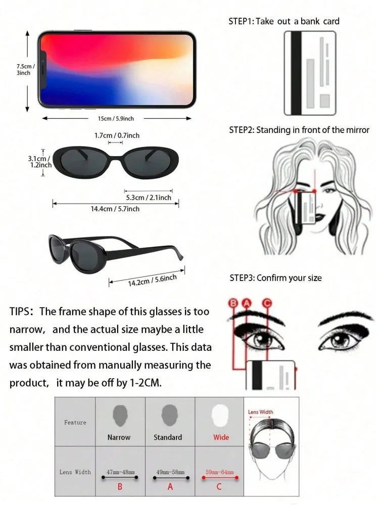 Lot de 9 lunettes à monture complète géométriques multicolores