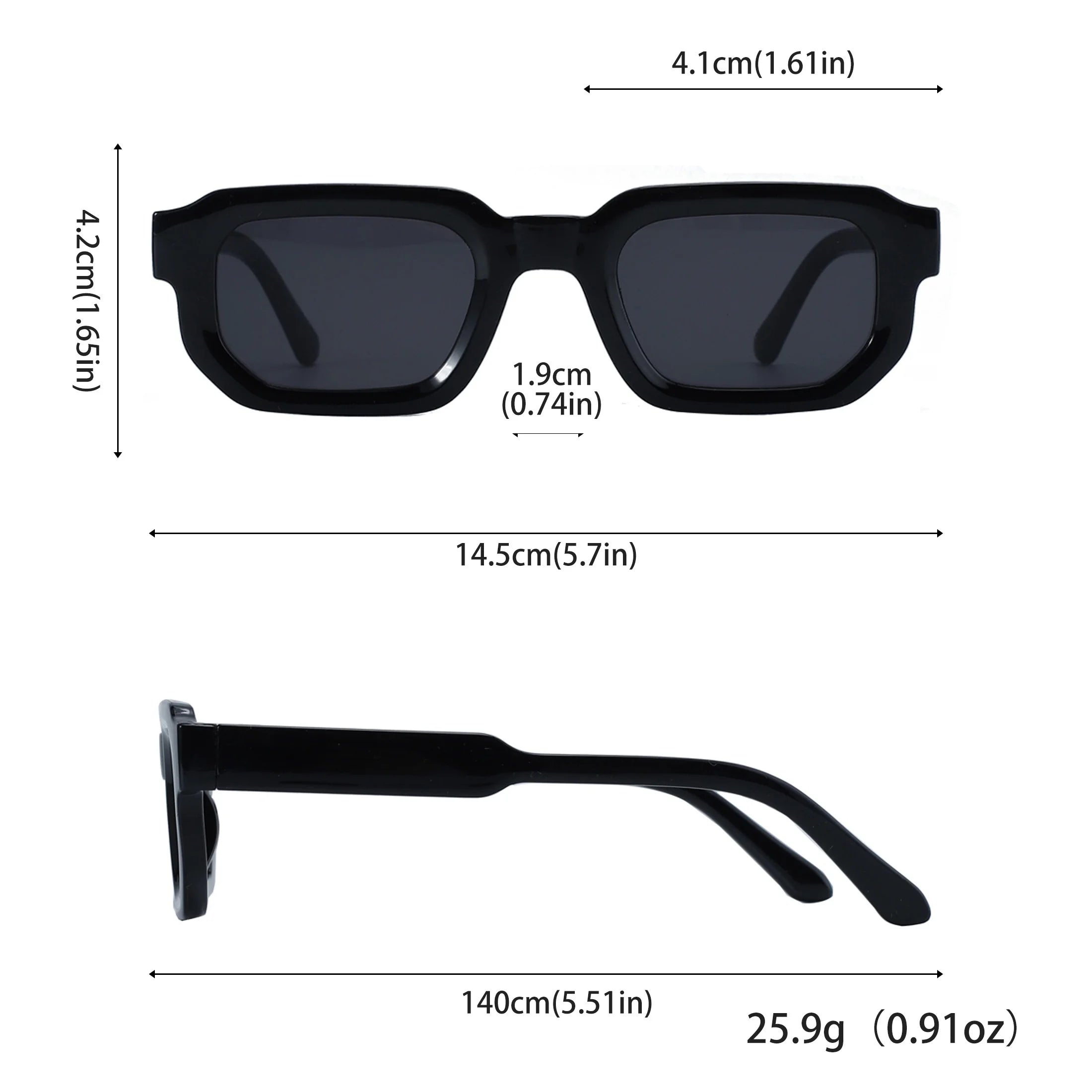 Lot de 6 Lunettes de Soleil Vintage