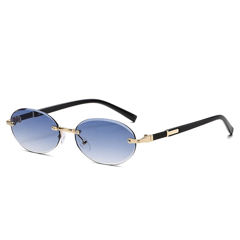 SO & EI rétro ovale femmes lunettes de soleil