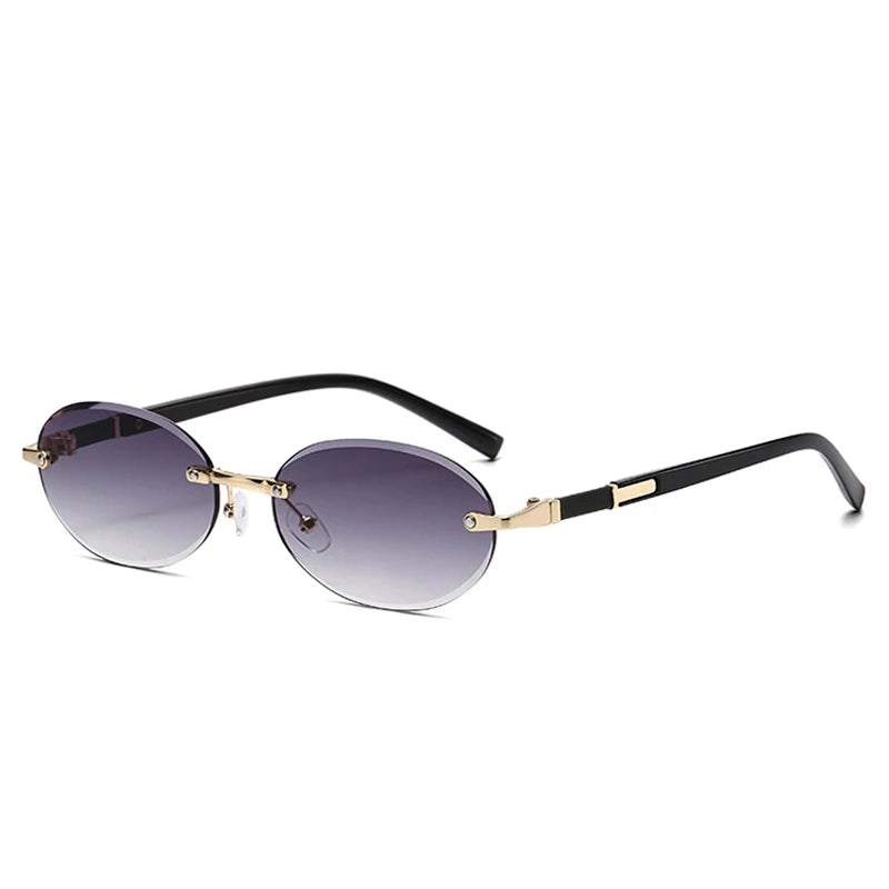 SO & EI rétro ovale femmes lunettes de soleil