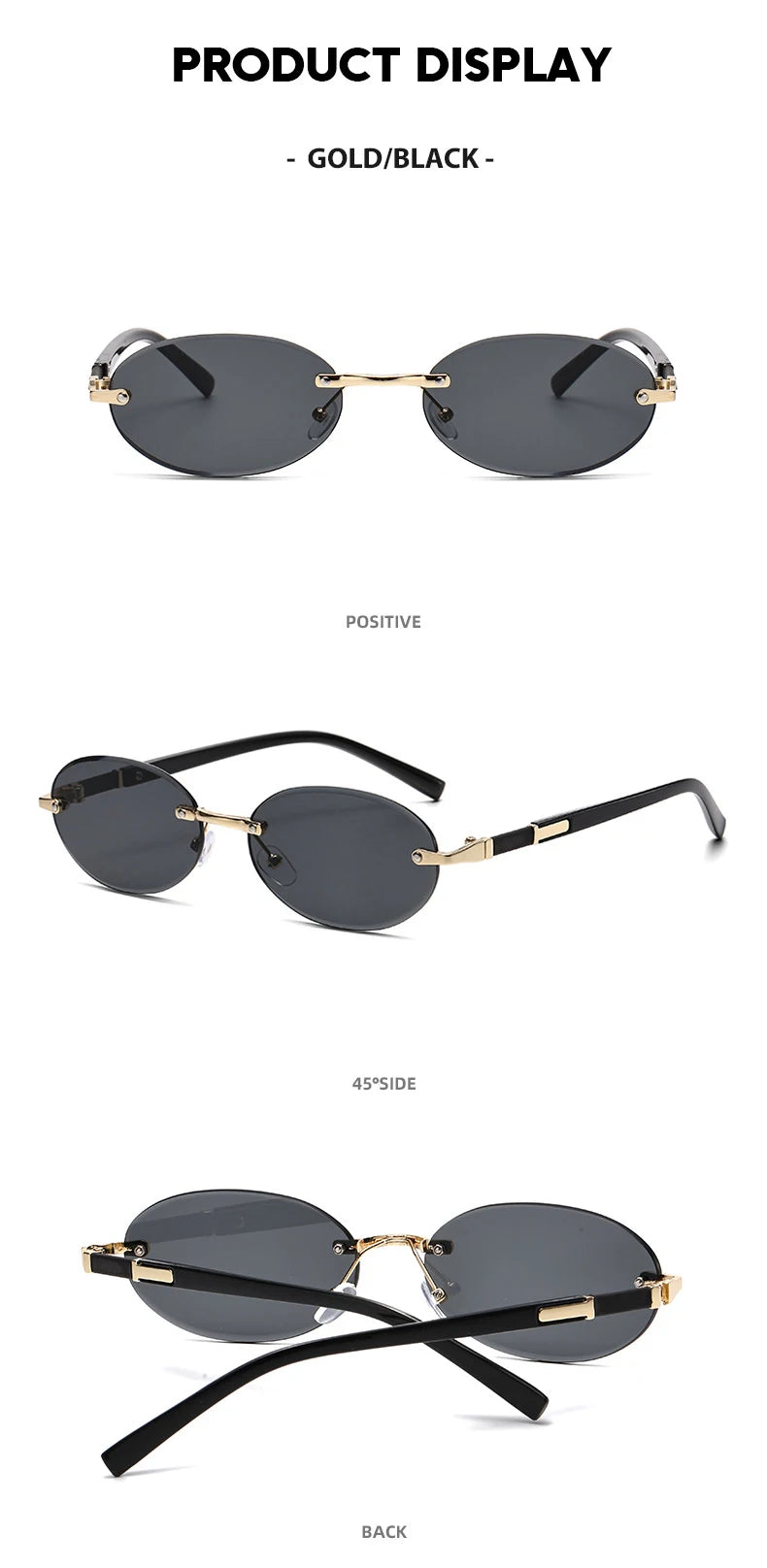 SO & EI rétro ovale femmes lunettes de soleil