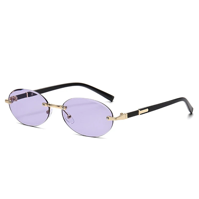 SO & EI rétro ovale femmes lunettes de soleil