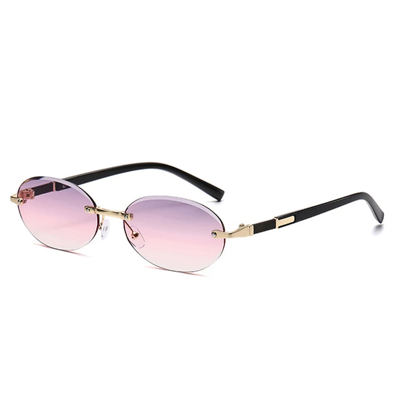 SO & EI rétro ovale femmes lunettes de soleil